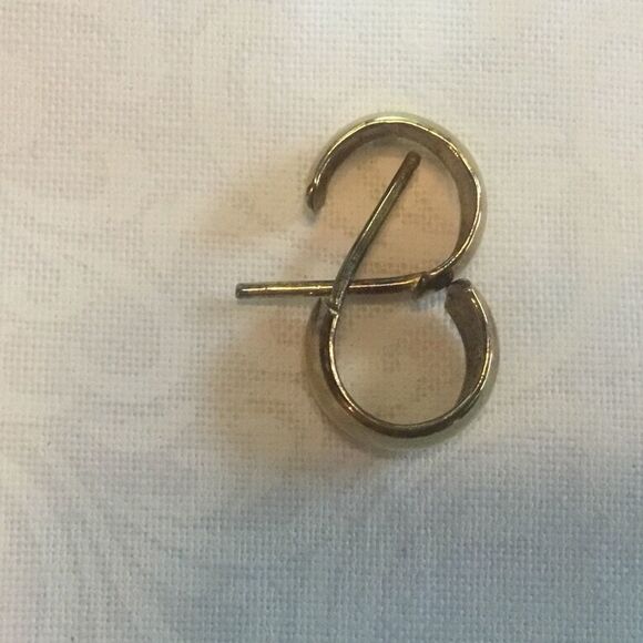 Gold Plated Tiny Hoop Pierced Earrings - Picture 4 of 6